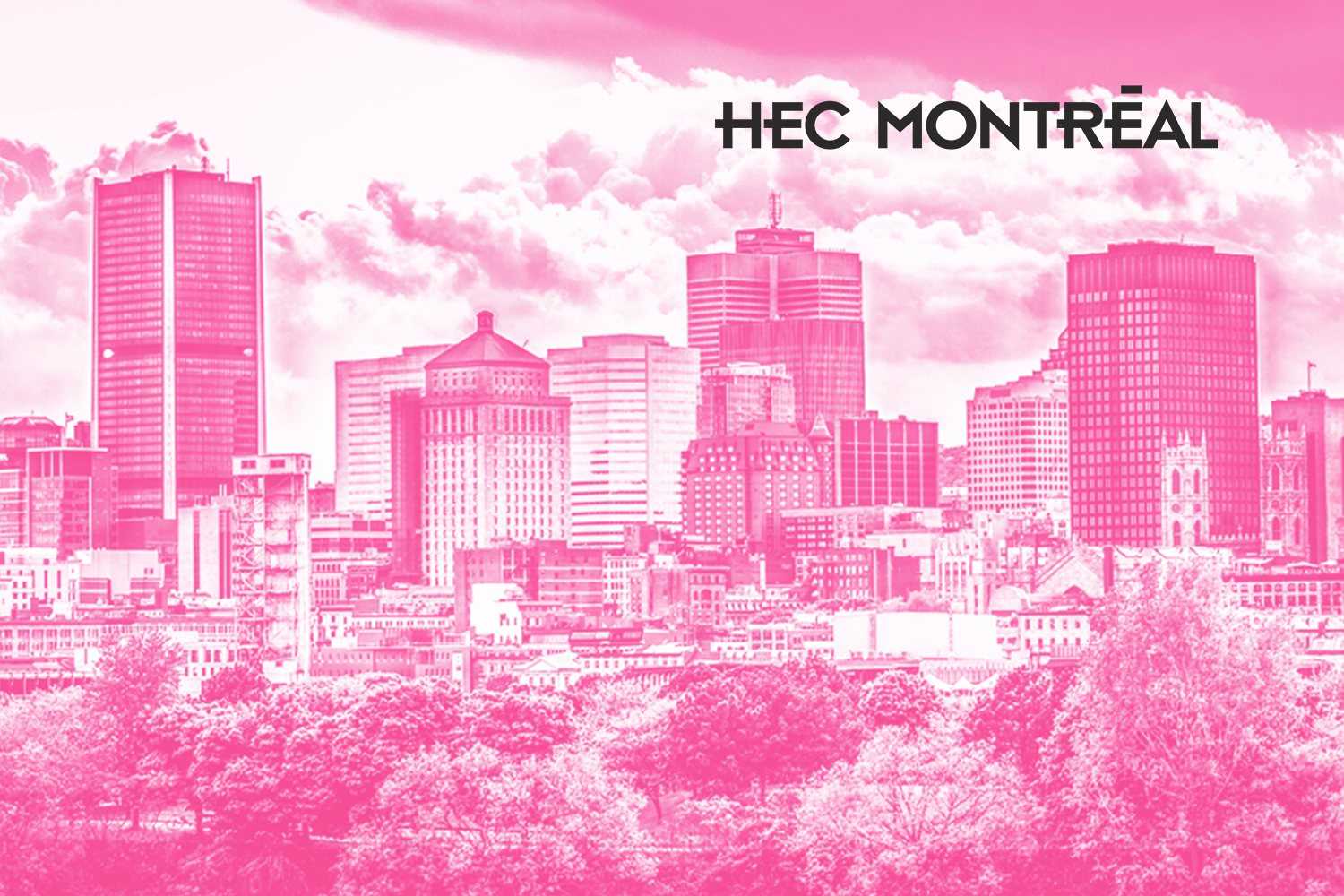 Montreal city skyline